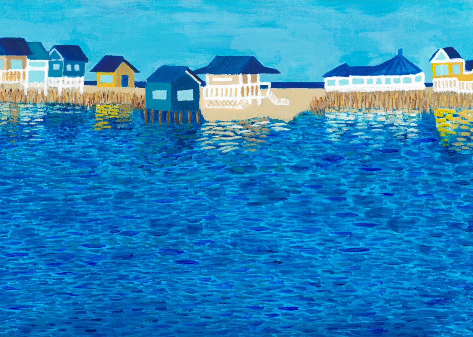 Winnapaug Reflections of Misquamicut greeting card
