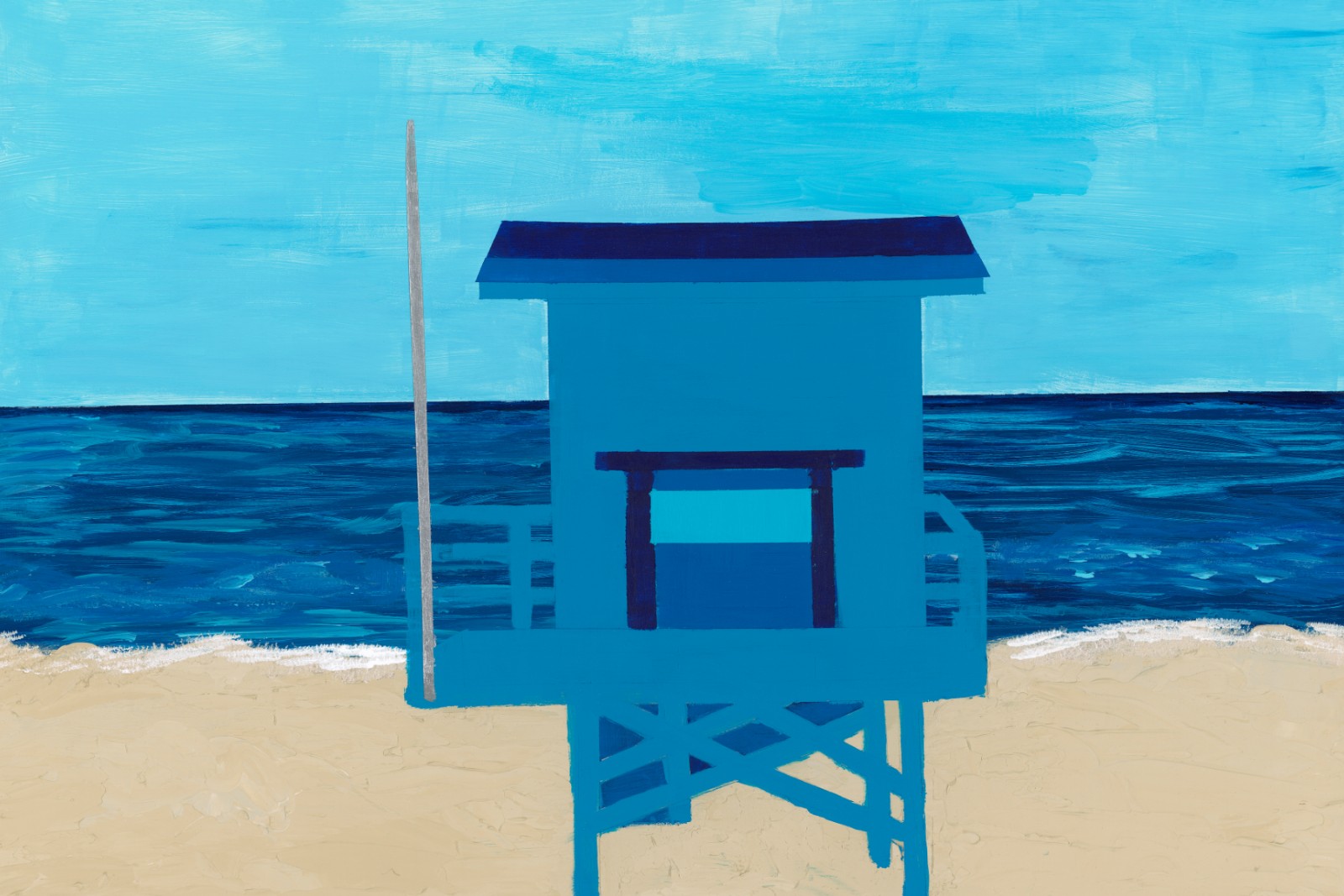 Lifeguard Stand postcard