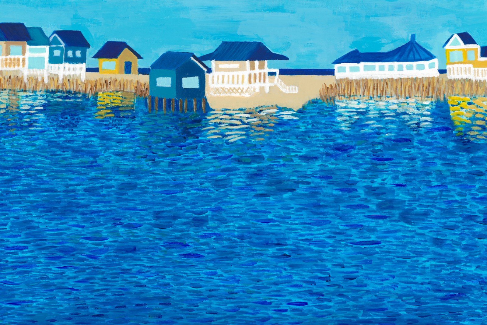 Winnapaug Reflections of Misquamicut postcard